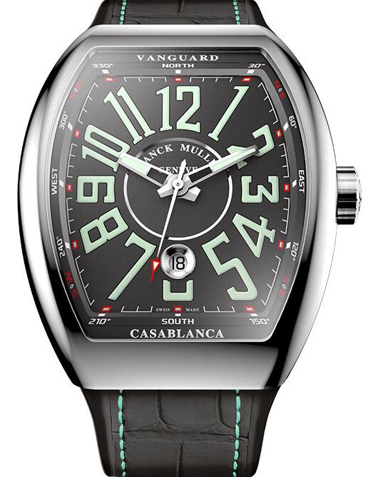 Franck Muller Vanguard Casablanca Review Replica Watch Cheap Price V 43 SC DT CASA AC BLACK